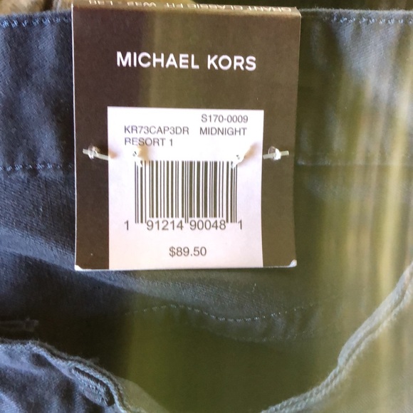 Michael kors twill pants. Navy. 32 X 30 - Picture 2 of 4